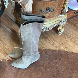 Stylish Suede Knee-High Boots